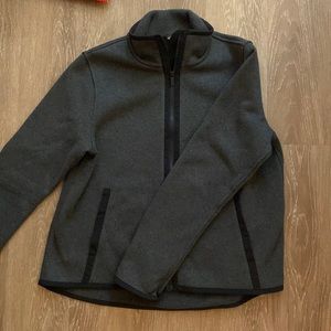 Dark grey lululemon full-zip. Size 12